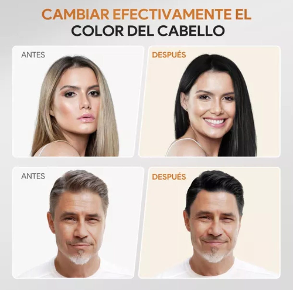 Shampoo Instantáneo Cubre Canas 3 en 1 Natural® - Jengibre