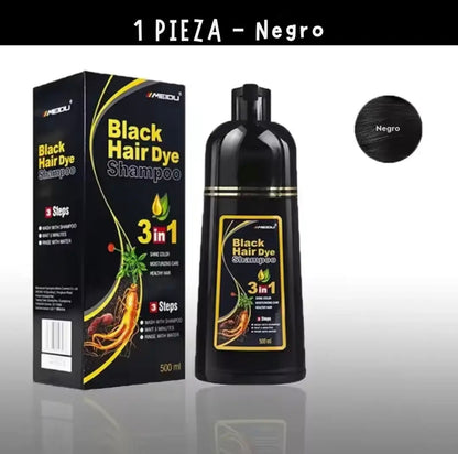 Shampoo Instantáneo Cubre Canas 3 en 1 Natural® - Jengibre