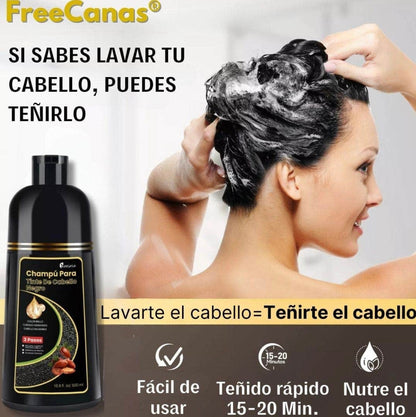 Shampoo Instantáneo Cubre Canas 3 en 1 Natural® - Jengibre
